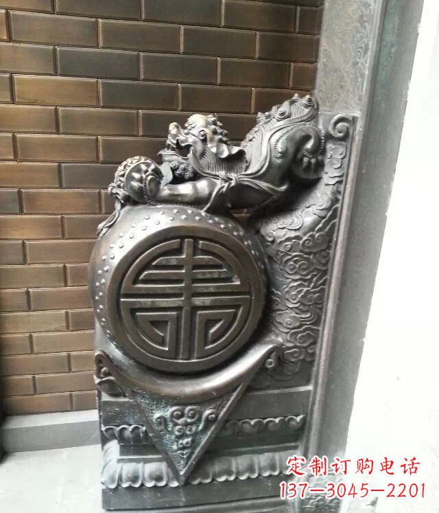 运城仿古门墩铜雕