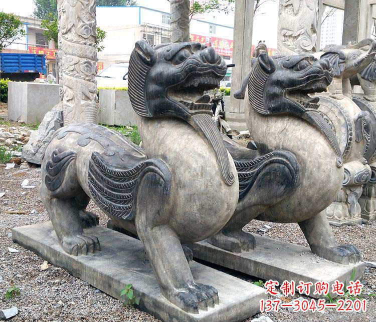 运城仿古貔貅门口招财石雕