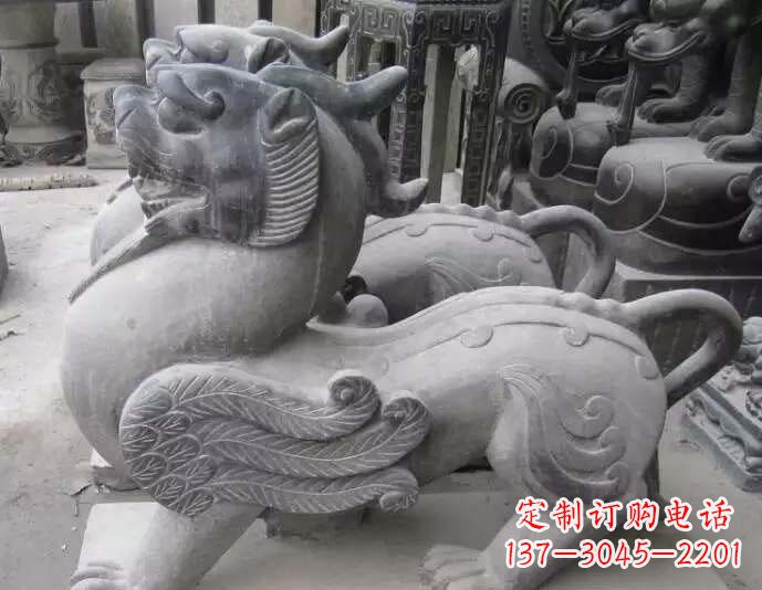 运城仿古貔貅石雕 (2)