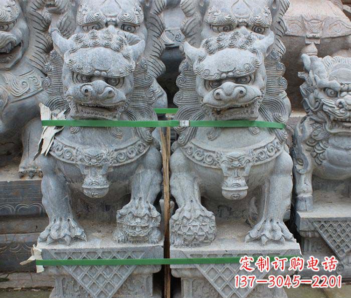 运城仿古瑞兽狮子石雕