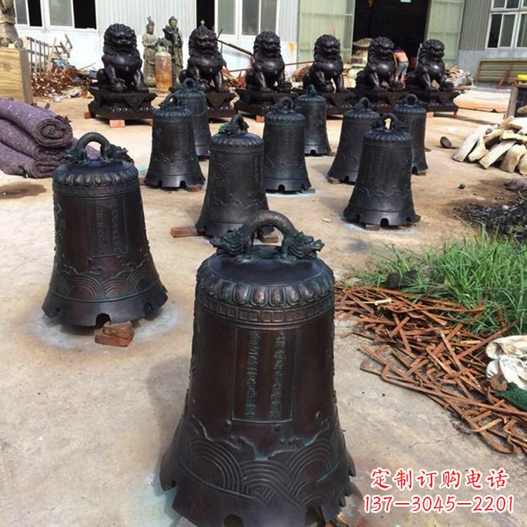 运城仿古铜钟雕塑