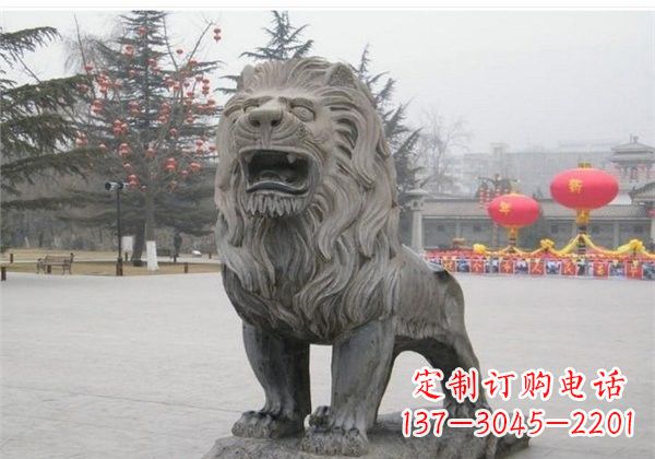 运城仿古西洋狮子石雕