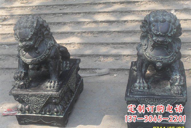 运城仿古铸铜狮子雕塑