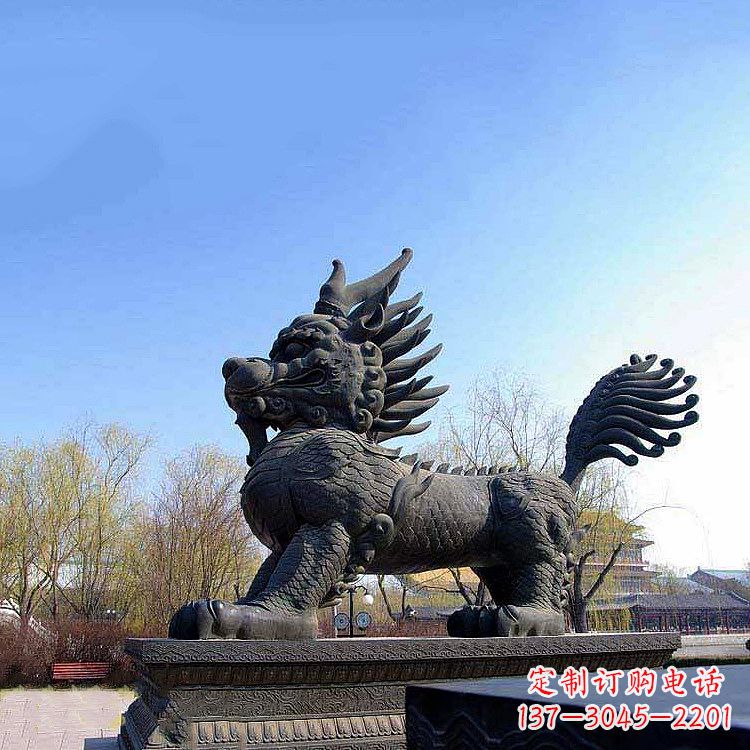 运城仿古做旧铜麒麟
