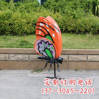 运城仿真蝴蝶_大号蝴蝶红色款116x75x160