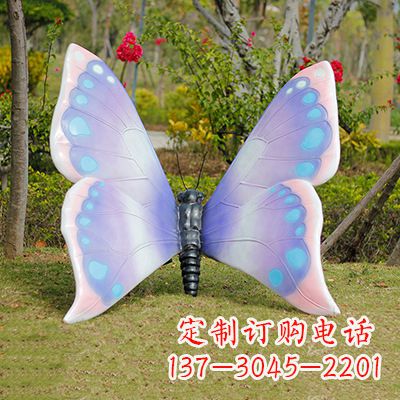 运城仿真蝴蝶_蓝粉色款105x100x80