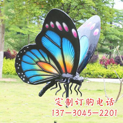 运城仿真蝴蝶_蓝色款105x78x110
