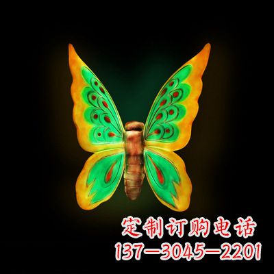 运城仿真蝴蝶_小号绿色发光款37x48x20