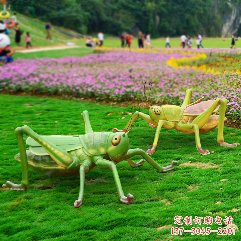 运城精美蝗虫雕塑摆件