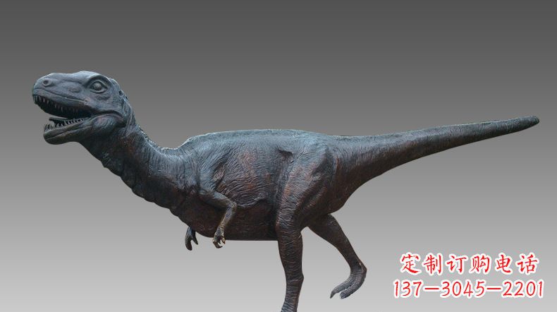 运城展现史前绝美风采的恐龙雕塑