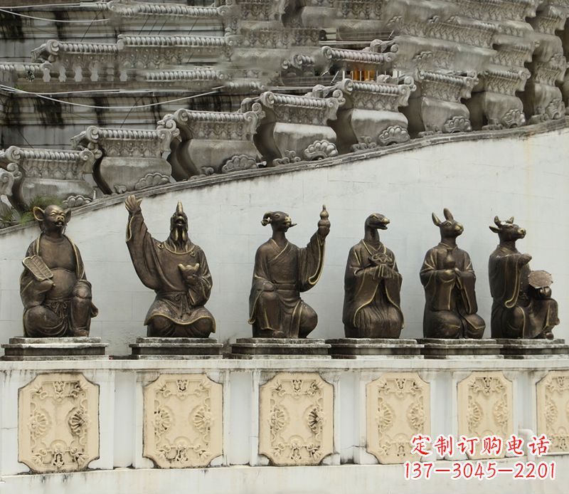 运城十二生肖铜雕塑定制