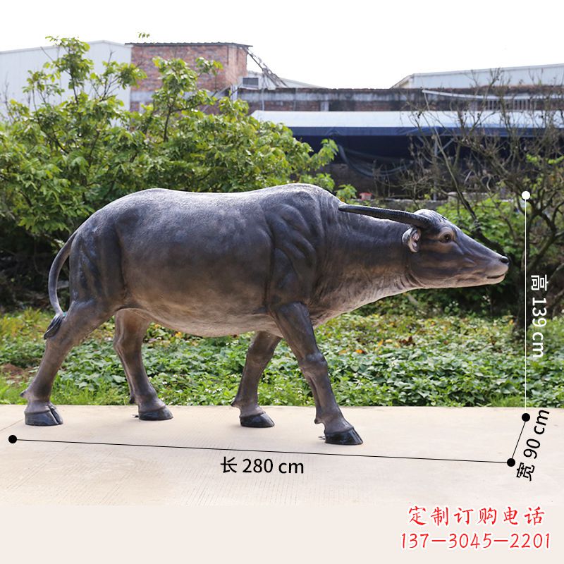 运城仿真水牛雕塑