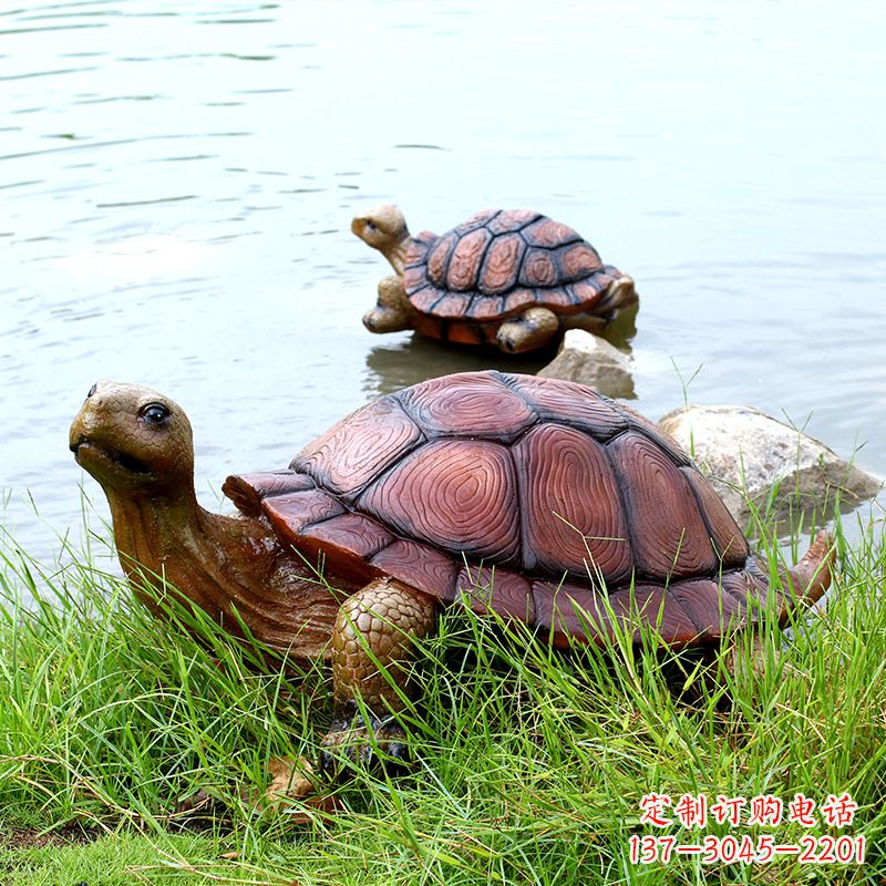 运城仿真乌龟公园池塘水景动物雕塑摆件