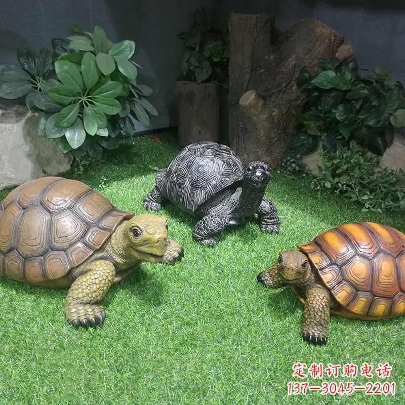 运城仿真乌龟花园庭院水景池塘装饰雕塑