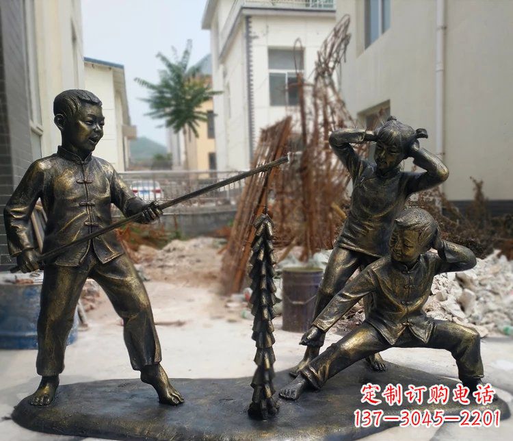 运城精美儿童铜雕，为孩子们带来欢乐