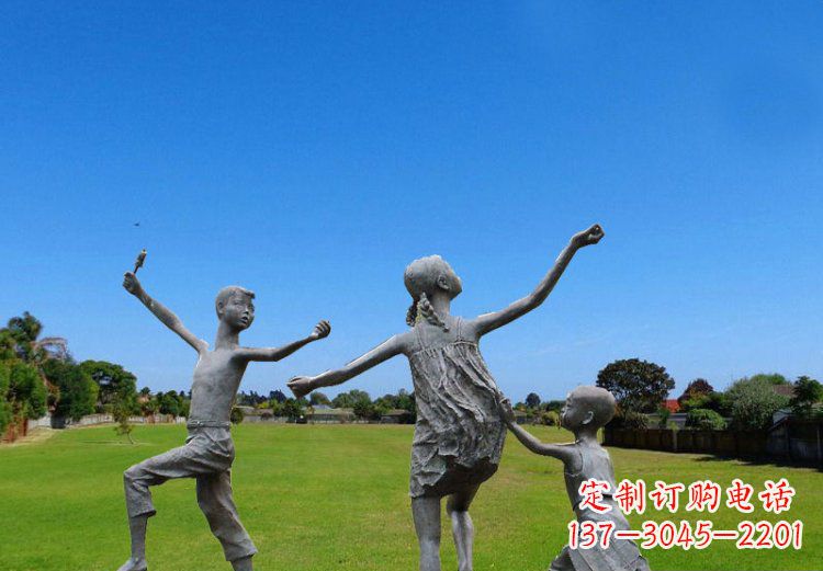运城精美儿童铜雕