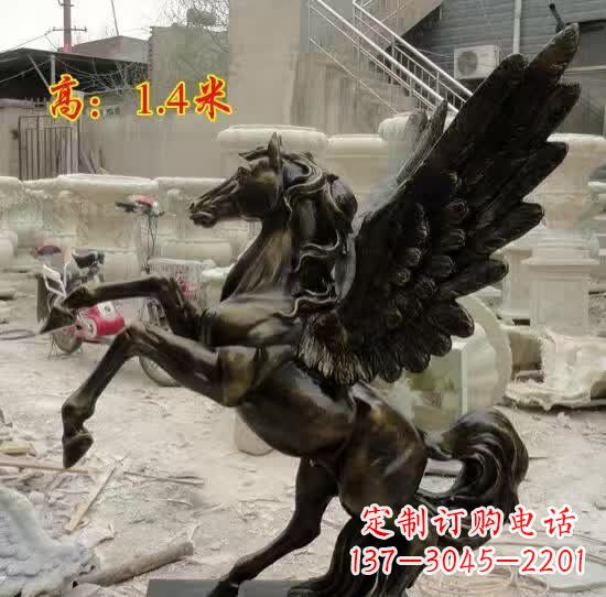 运城飞马动物铜雕定制