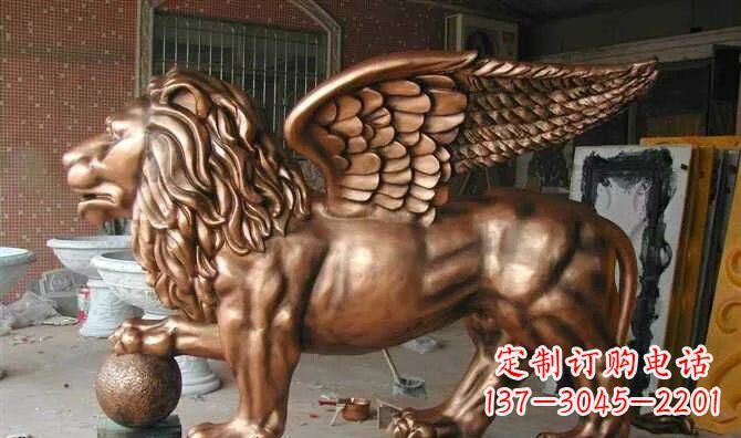 运城飞狮玻璃钢动物雕塑