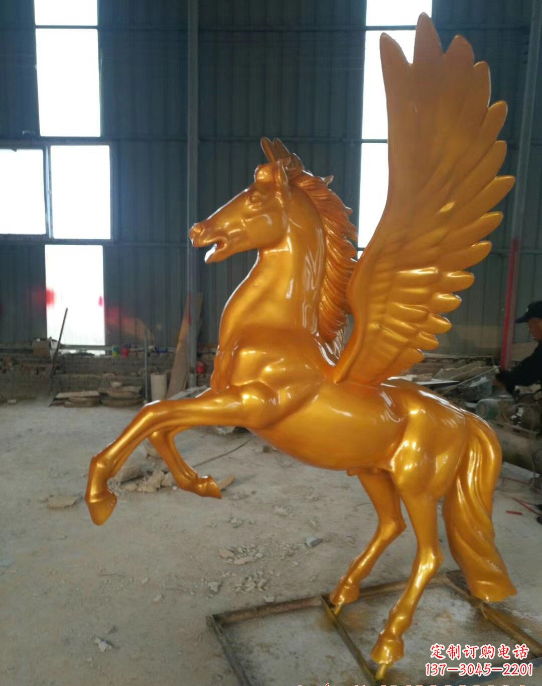 运城飞马铜雕——精美的马雕塑