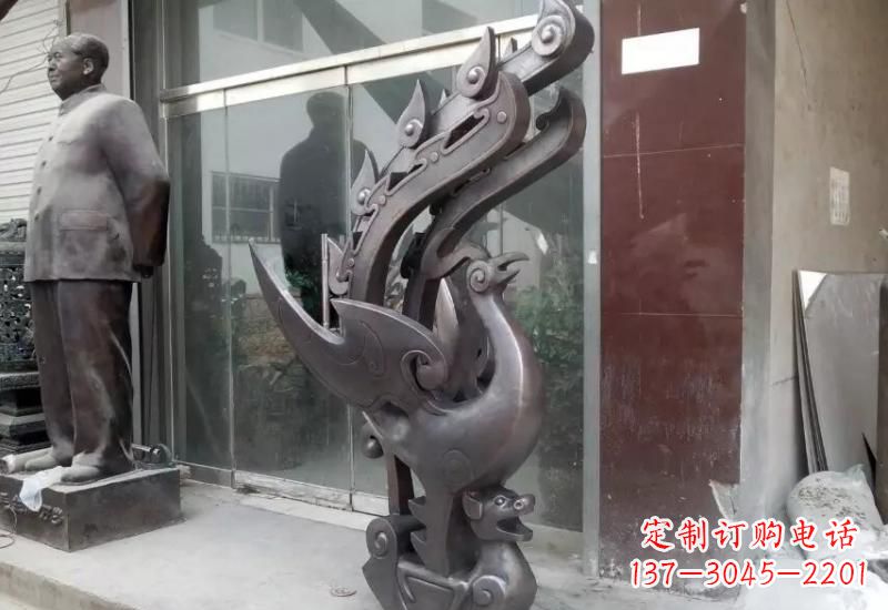 运城艺术级凤凰铜雕