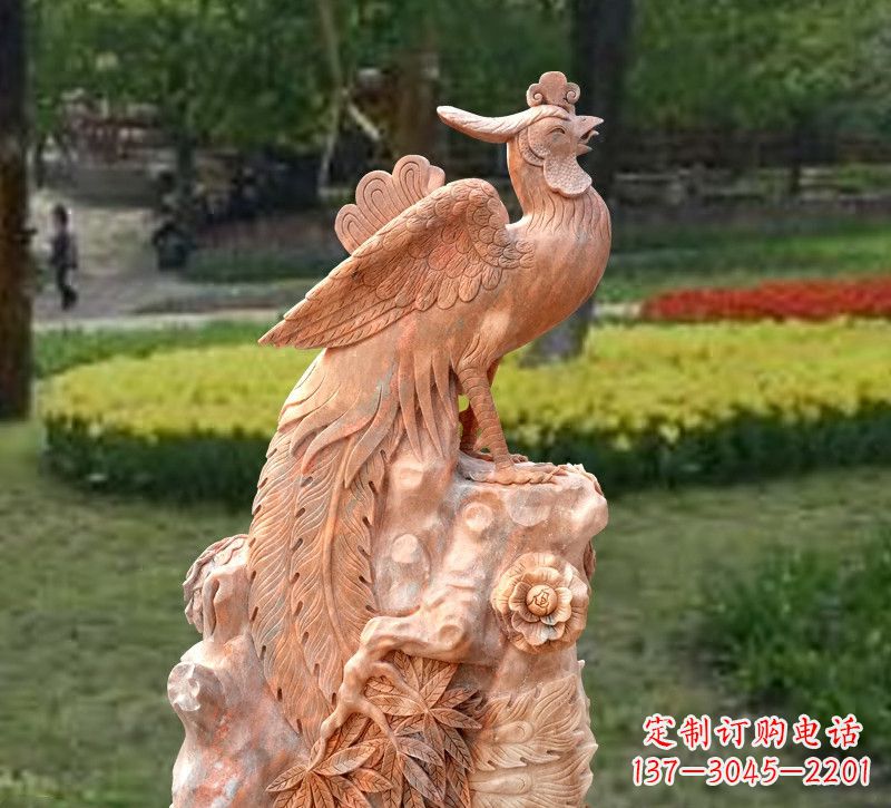 运城凤凰神鸟景观雕塑