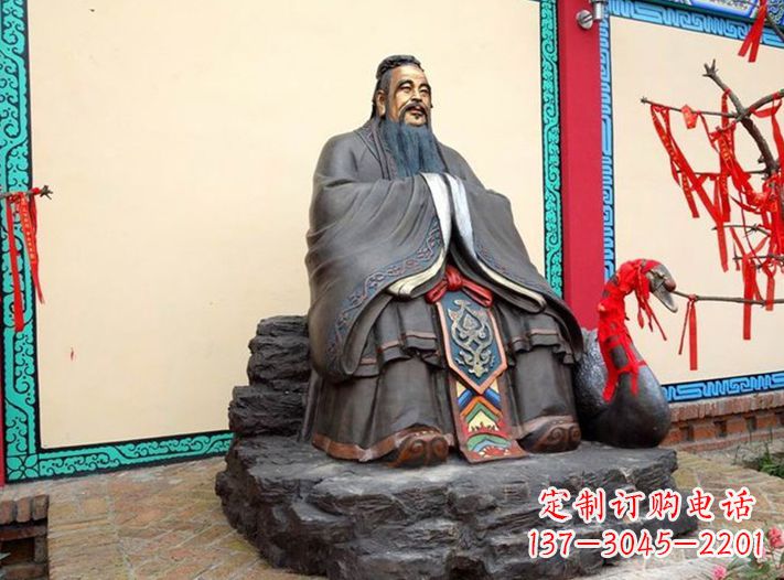 运城精美定制- 孔子雕塑