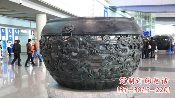 运城建筑与自然的和谐景观水缸雕塑