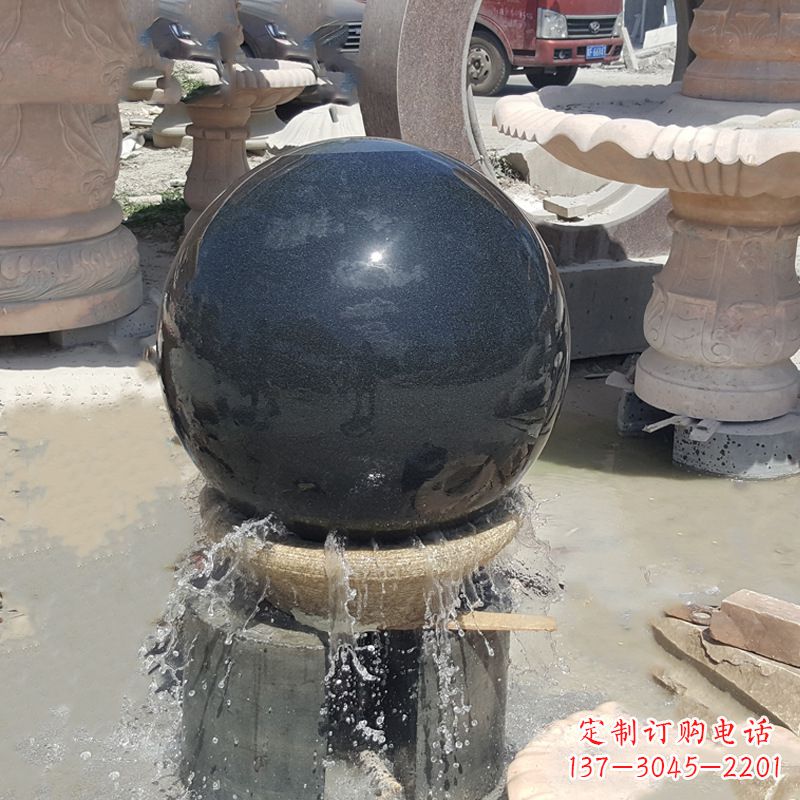 运城福建风水石球雕塑