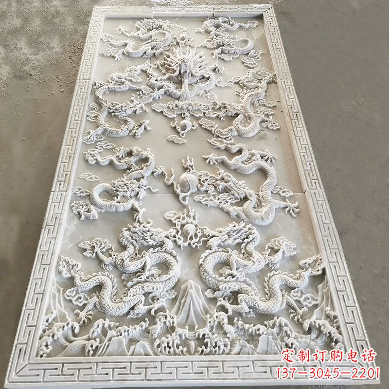 运城九龙壁装饰高浮雕雕塑