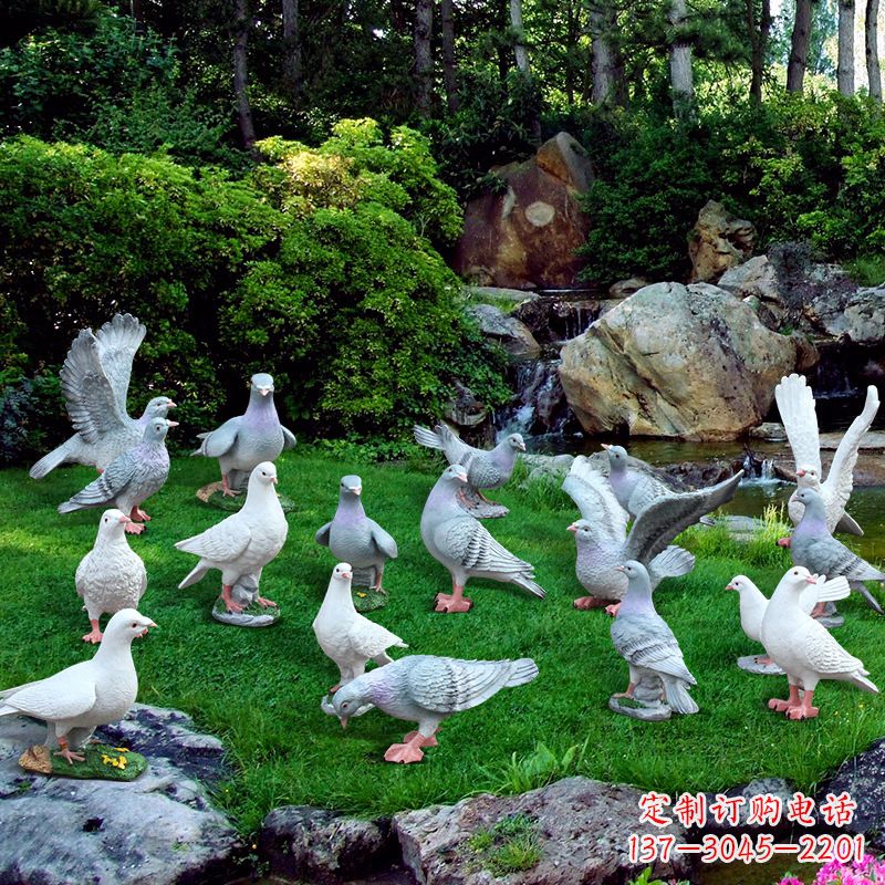 运城精致鸽子不锈钢雕塑