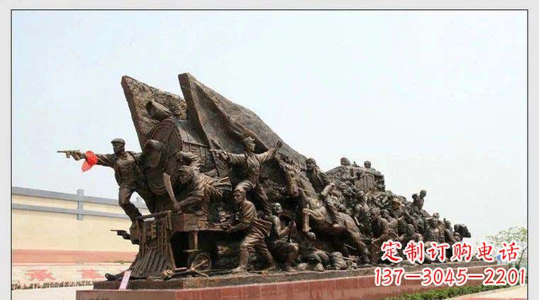 运城纪念革命战士铜雕