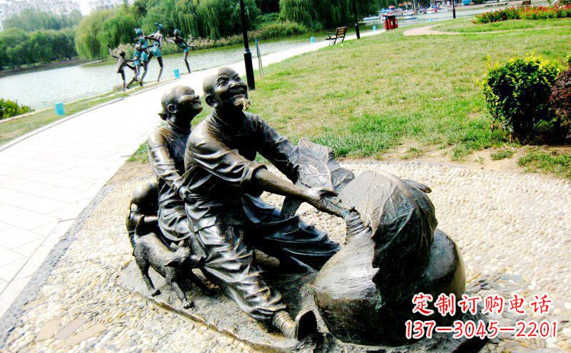 运城新颖可爱的铜雕萝卜小品