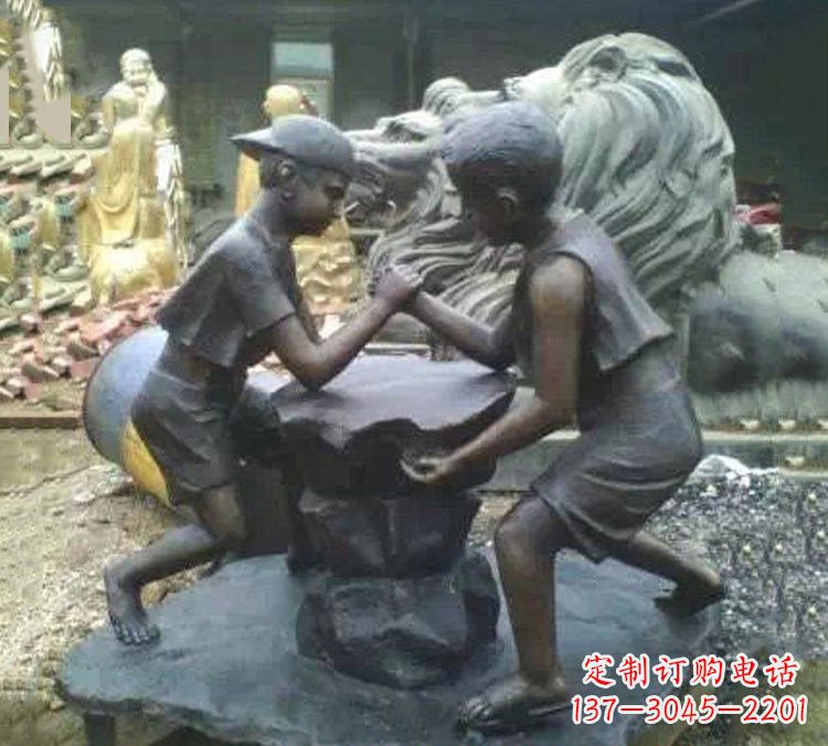 运城非凡童趣,精致儿童铜雕