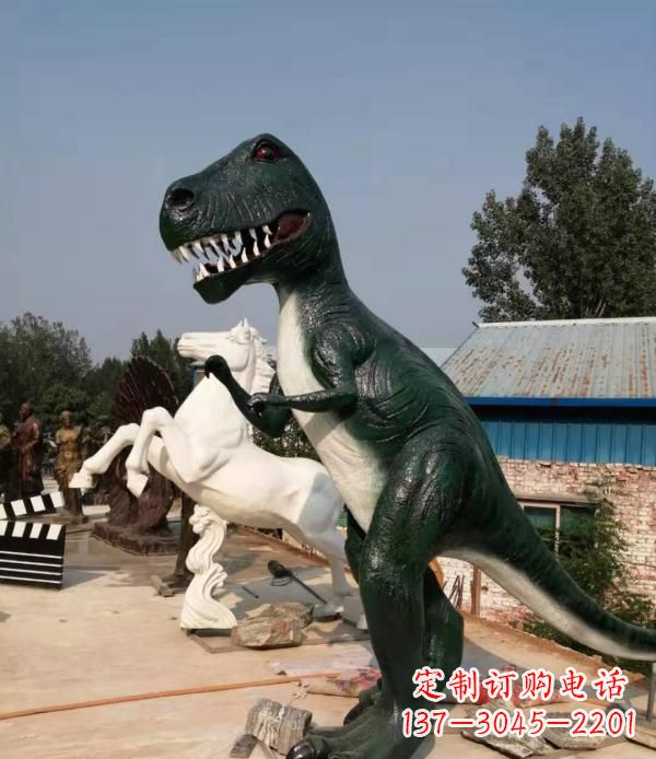 运城玻璃钢仿真恐龙雕塑