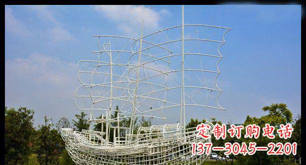 运城唯美不锈钢帆船雕塑