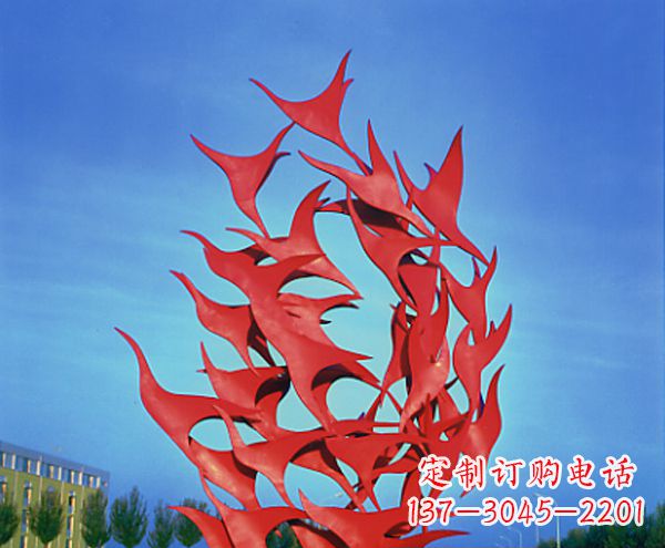 运城立体不锈钢大雁雕塑