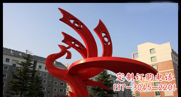运城不锈钢凤凰雕塑