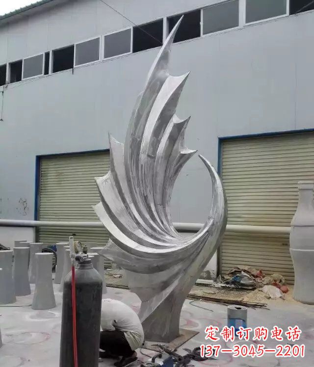 运城 不锈钢凤凰抽象雕塑