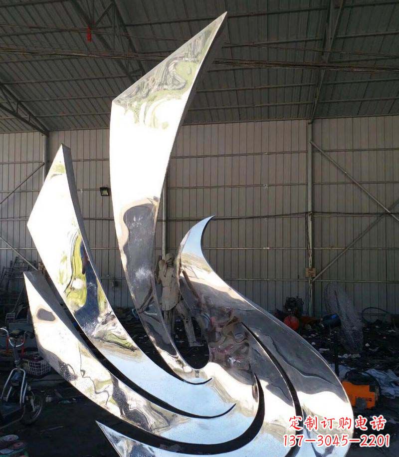 运城精巧不锈钢和平鸽雕塑