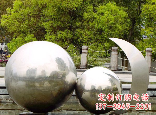 运城别出心裁不锈钢地球雕塑