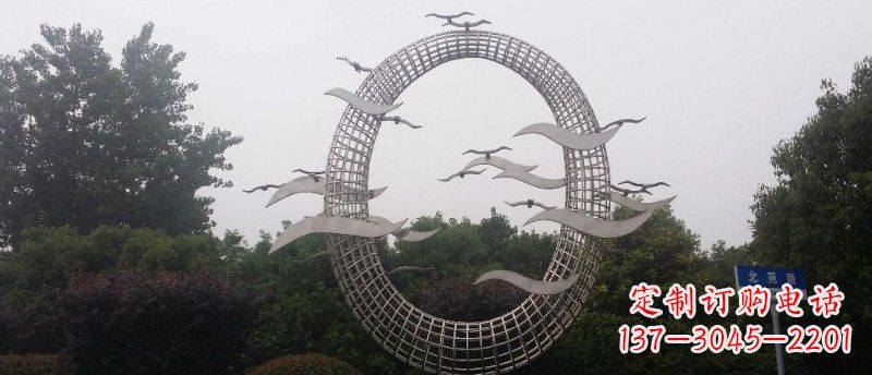 运城抒情海鸥雕塑