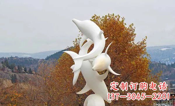 运城山东中领雕塑海豚雕塑让自然之美悠然而生