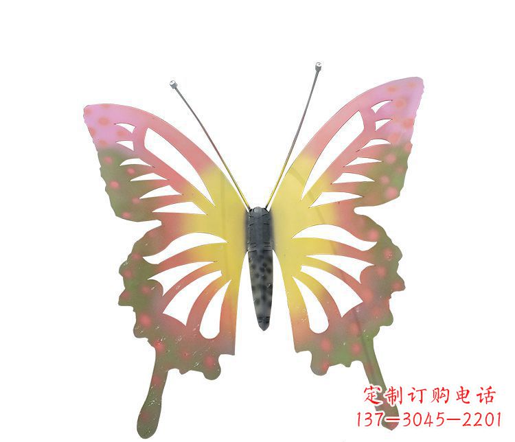 运城梦幻缤纷不锈钢蝴蝶摆件雕塑