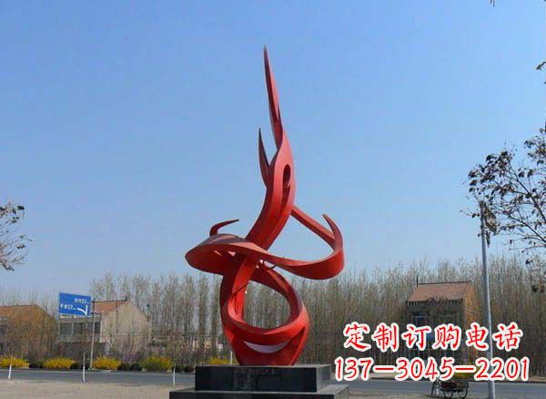运城不锈钢火苗经典建筑雕塑