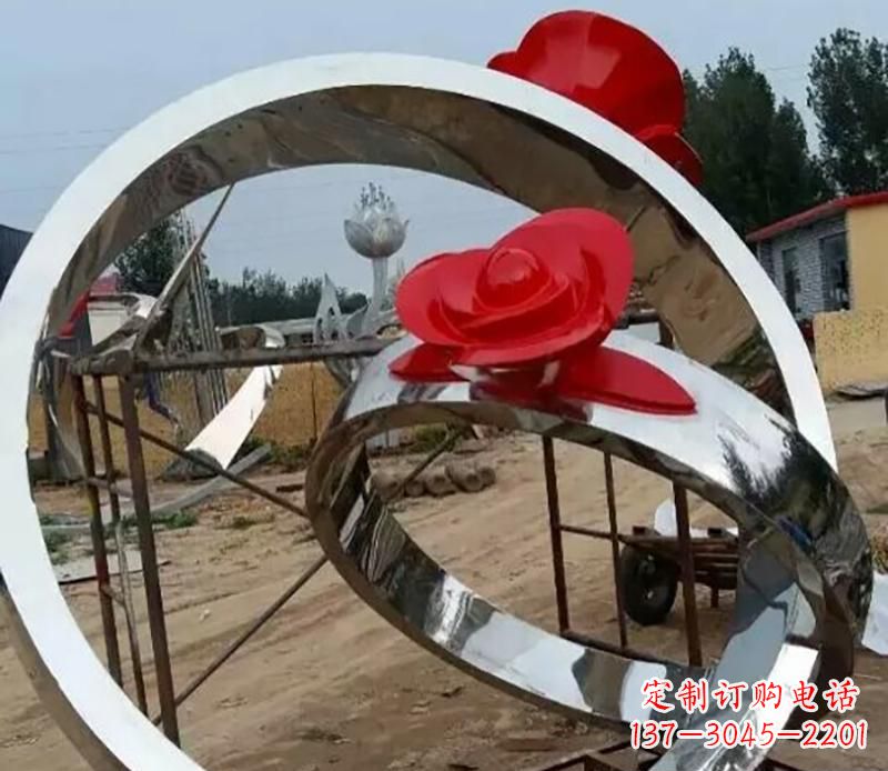 运城精致的不锈钢戒指雕塑