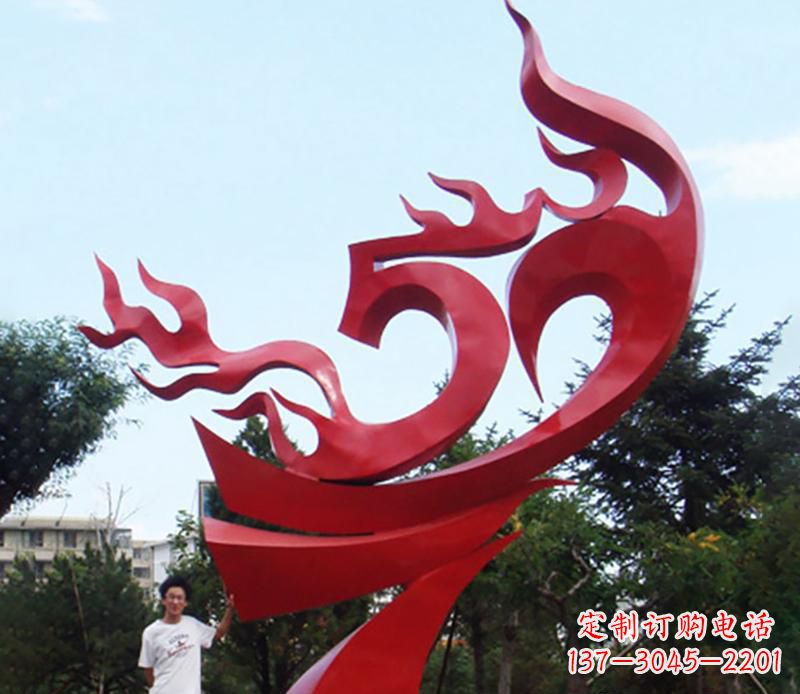 运城梦幻飘带景观雕塑