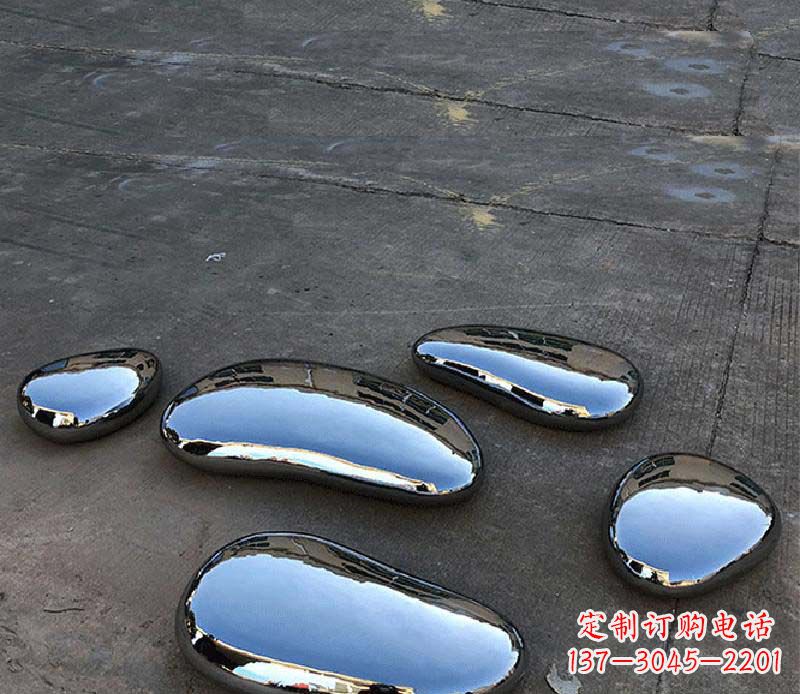 运城不锈钢水滴景观雕塑美轮美奂,营造自然灵动