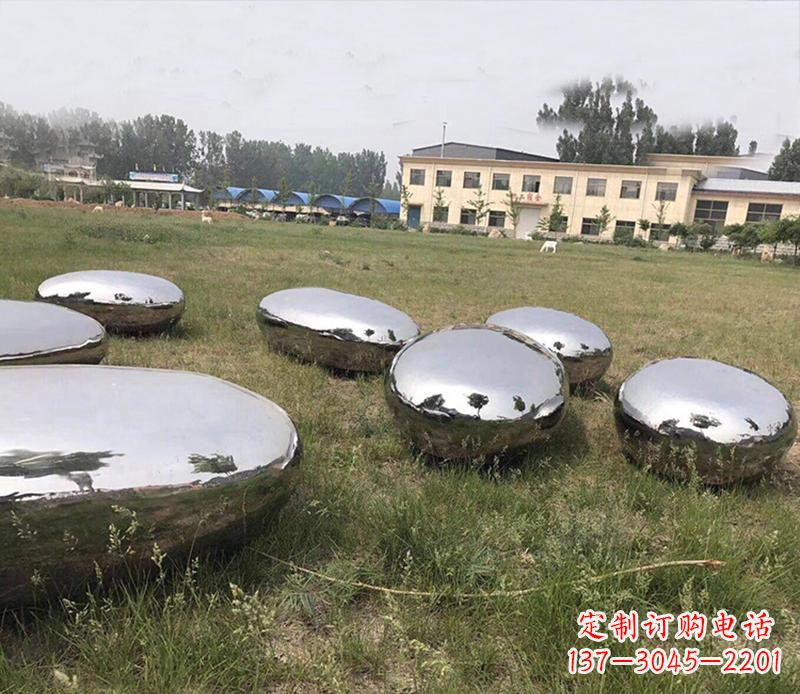 运城精美不锈钢水滴景观雕塑