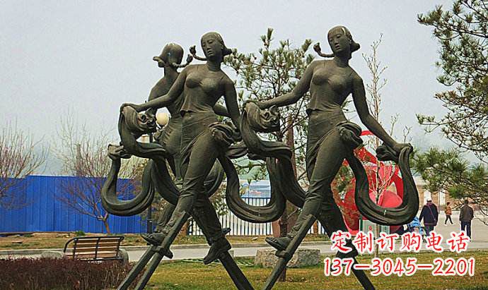 运城中领雕塑精美女孩雕塑