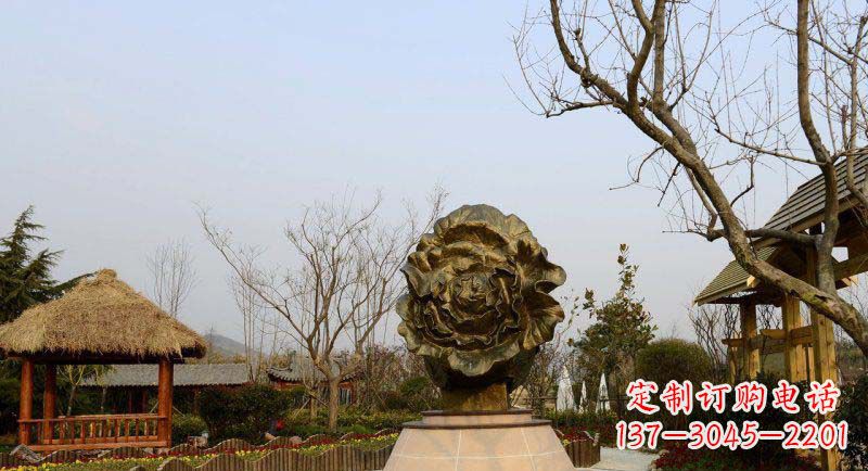 运城公园大白菜景观铜雕